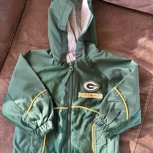 NFL Packers Kids Green Raincoat
